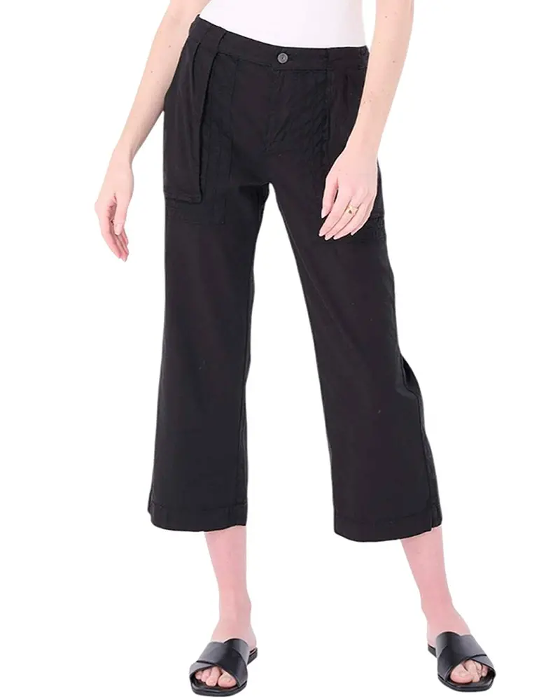 Marrakech Tori Linen-Blend Cropped Pant 1