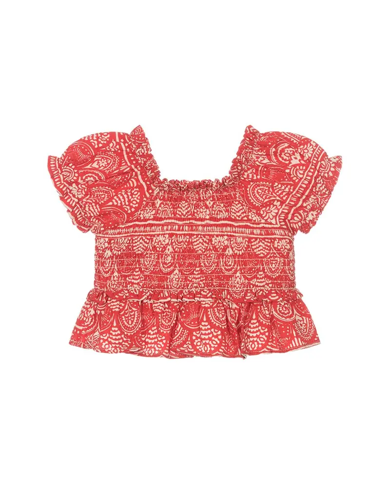 Mayoral Guipure Print Blouse 1