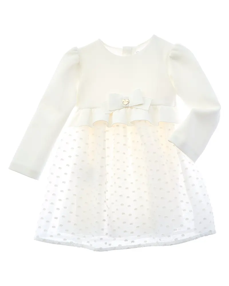Mayoral Heart Plumeti Chiffon Dress 1