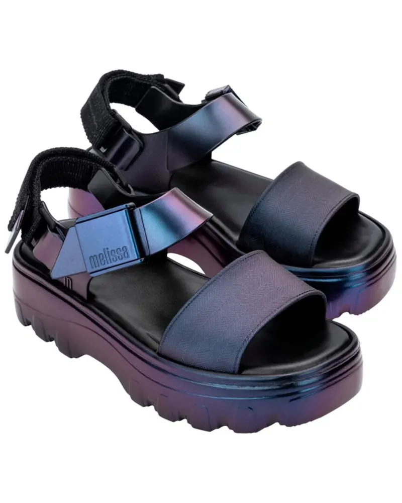 Melissa Shoes Kick Off Metallic Platform 1