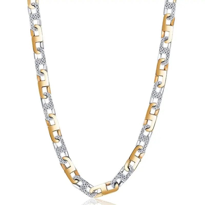 Men's 14K Gold (108Gram) Or Platinum (203Gram) 8.5Mm Diamond Chain Necklace 20" 1