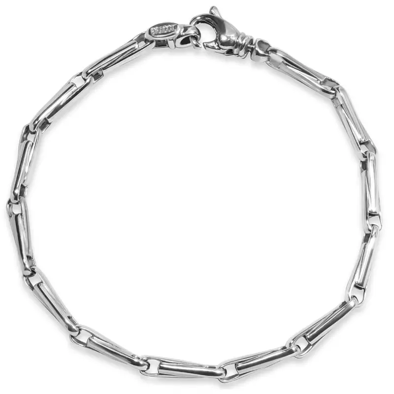 Men's 14K Gold (16Gram) Or Platinum (25Gram) 4.5Mm Link Bracelet 8.5" 1