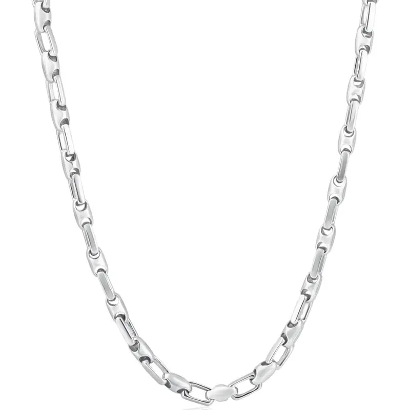 Men's 14K Gold (43Gram) Or Platinum (80Gram) 4.5Mm Link Chain Necklace 22" 1