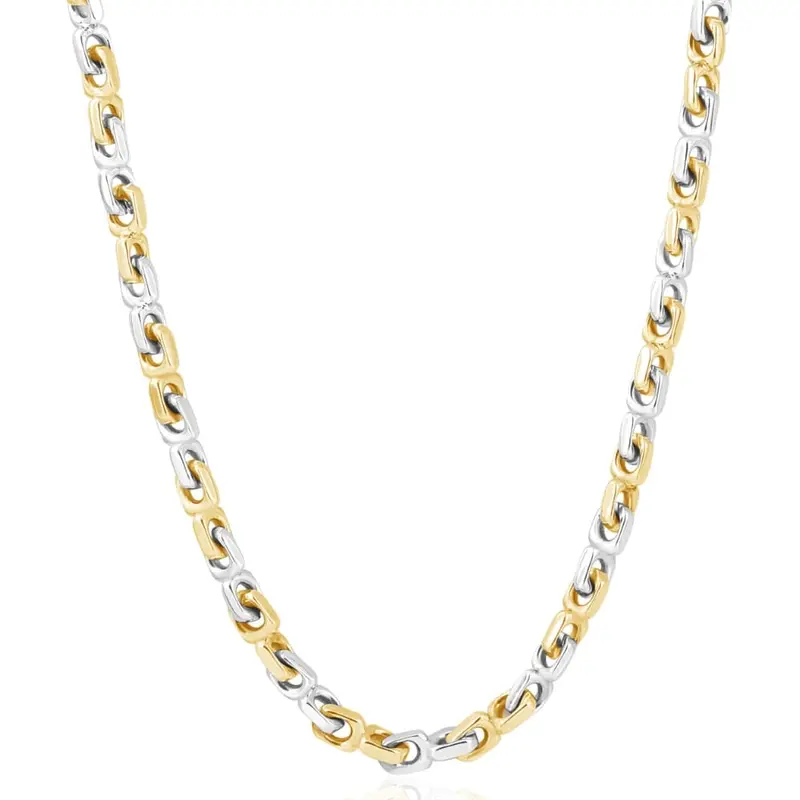 Men's 14K Gold (46Gram) Or Platinum (86Gram) 5.5Mm Link Chain Necklace 18" 1