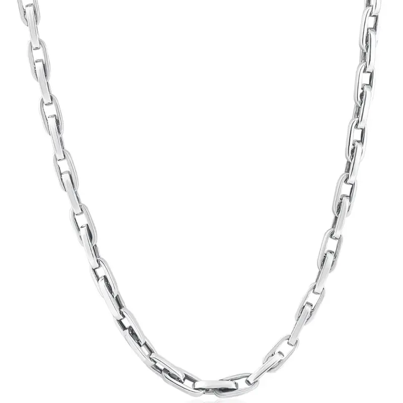 Men's 14K Gold (49Gram) Or Platinum (92Gram) 5Mm Link Chain Necklace 20" 1