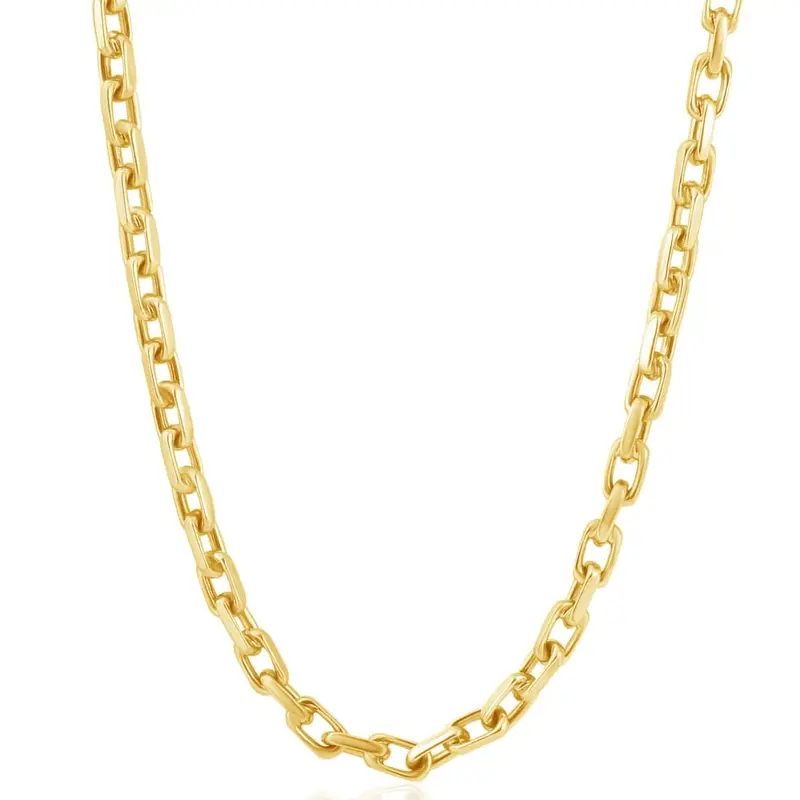 Men's 14K Gold (57Gram) Or Platinum (107Gram) 5.5Mm Link Chain Necklace 24" 1