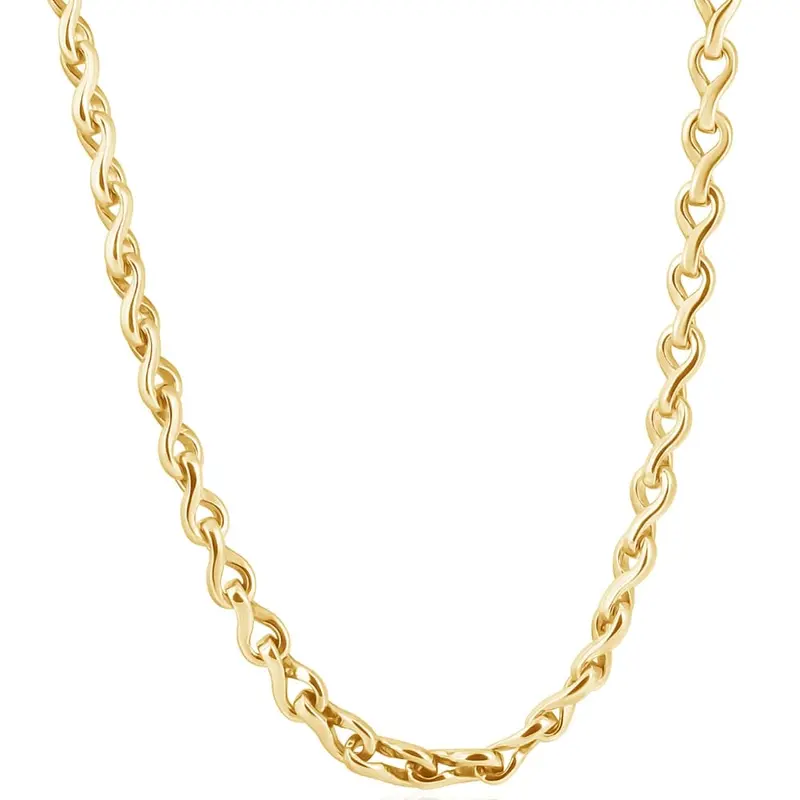Men's 14K Gold (60Gram) Or Platinum (112Gram) 7Mm Link Chain Necklace 22" 1