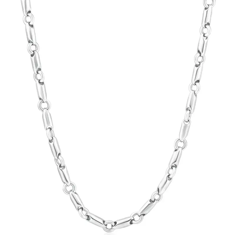 Men's 14K Gold (69Gram) Or Platinum (129Gram) 6.5Mm Link Chain Necklace 24" 1