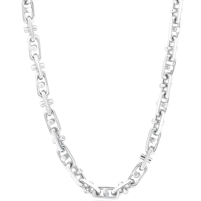Men's 14K Gold (78Gram) Or Platinum (146Gram) 7Mm Link Chain Necklace 20" 1