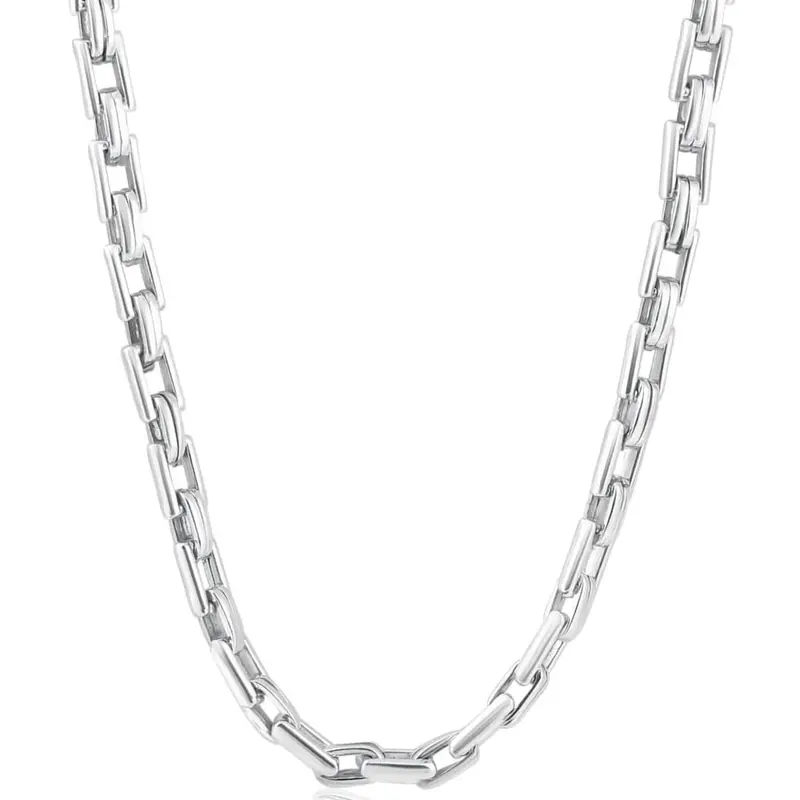 Men's 14K Gold (80Gram) Or Platinum (150Gram) 6.5Mm Link Chain Necklace 24" 1
