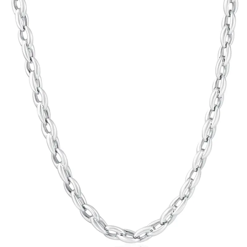 Men's 14K Gold (96Gram) Or Platinum (180Gram) 6.5Mm Link Chain Necklace 24" 1