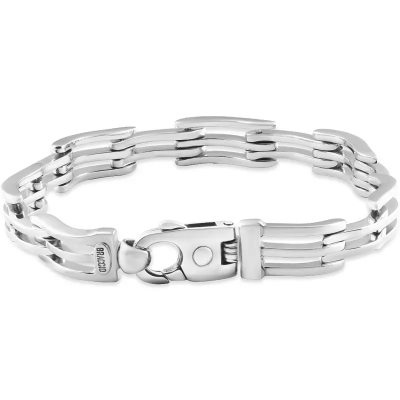 Men's 56 Gram Solid Silver Brracelet 8.5" Size: Large 1