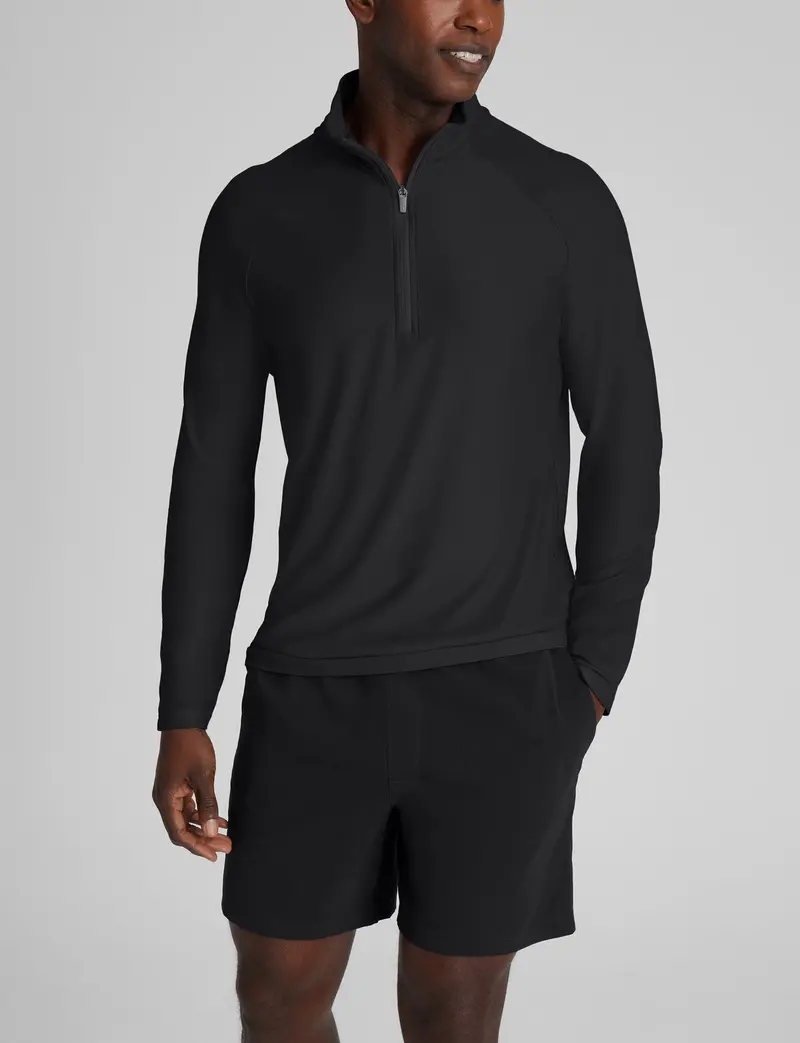 Men's Active Mesh Quarter Zip 1