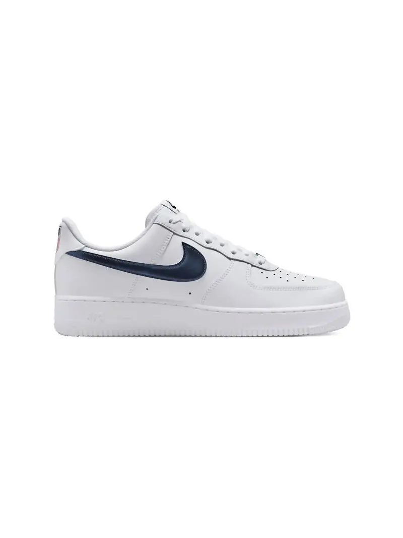 Men's Air Force 1 '07 Lv8 Usa Sneakers In White/Midnight Navy/University Red 1