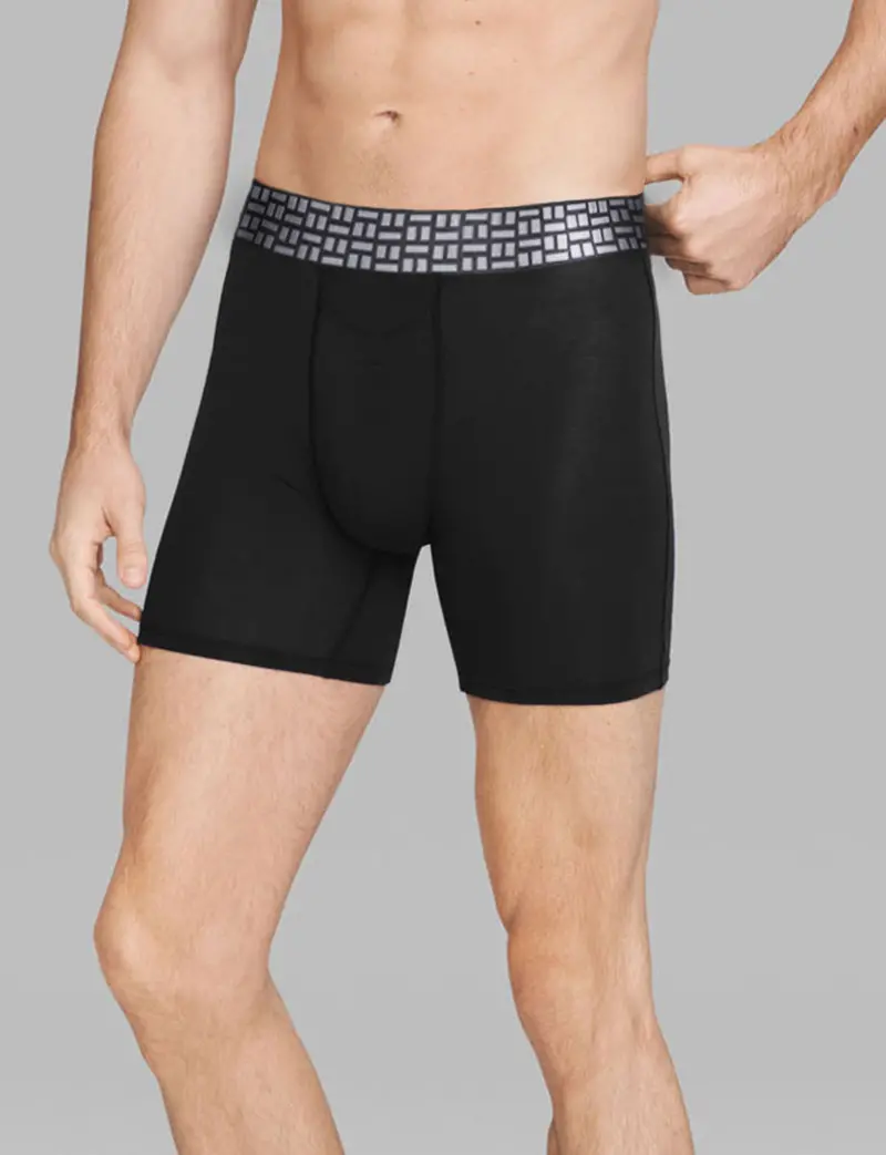 Men's Apollo Mid-Length Boxer Brief 6" 1