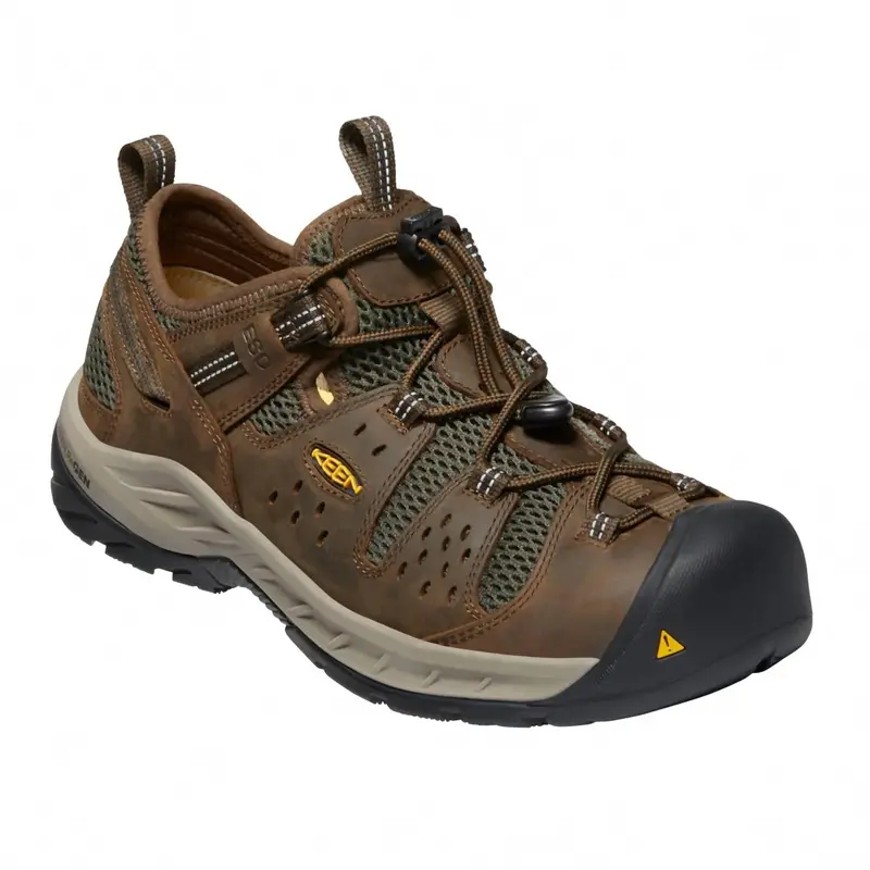Men's Atlanta Ii Cool Esd Soft Toe Hiker Work Boot In Cascade Brown/Forest Night 1