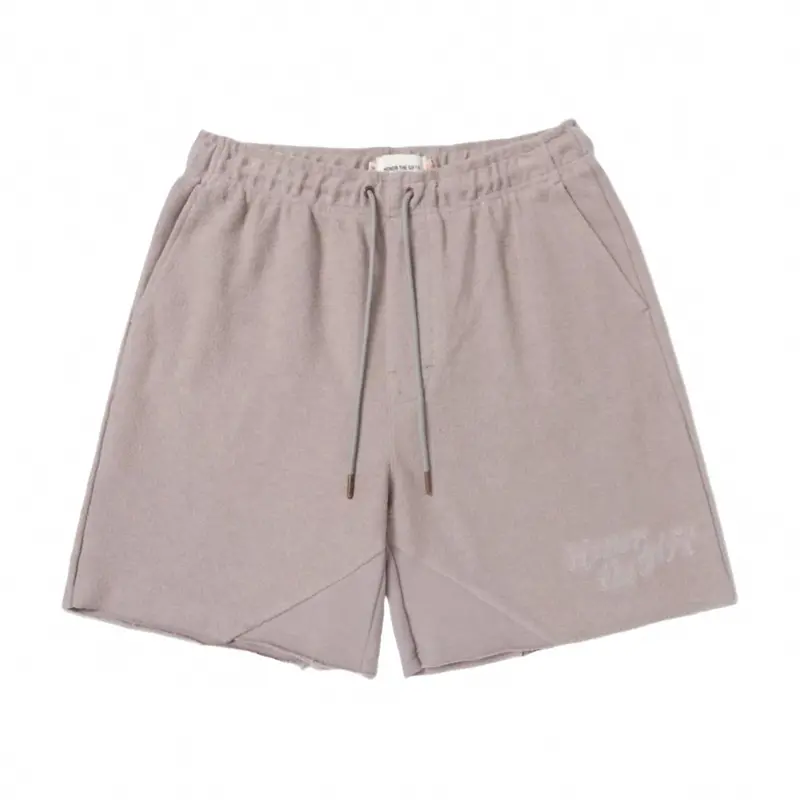 Men's Block Party Reverse Terry Short In Stone 1