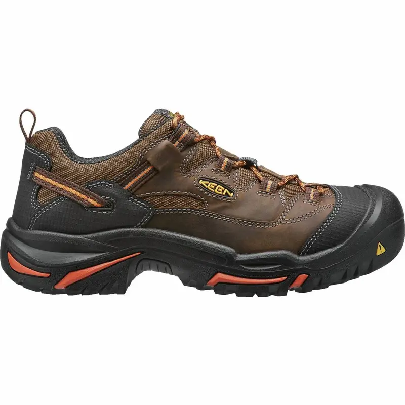 Men's Braddock Low Soft Toe Work Shoes In Cascade Orange Ochre 1