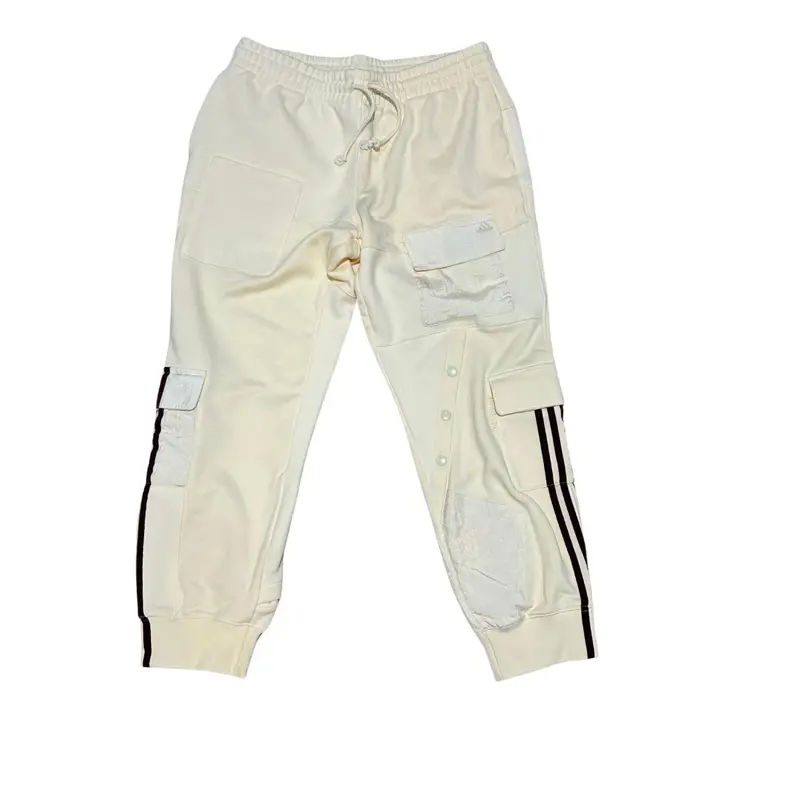 Men's Cargo Sweatpants In Ecru 1