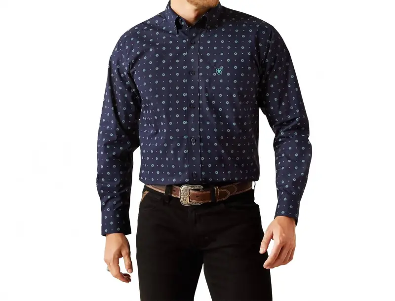 Men's Casual Series Shirt In Navy 1