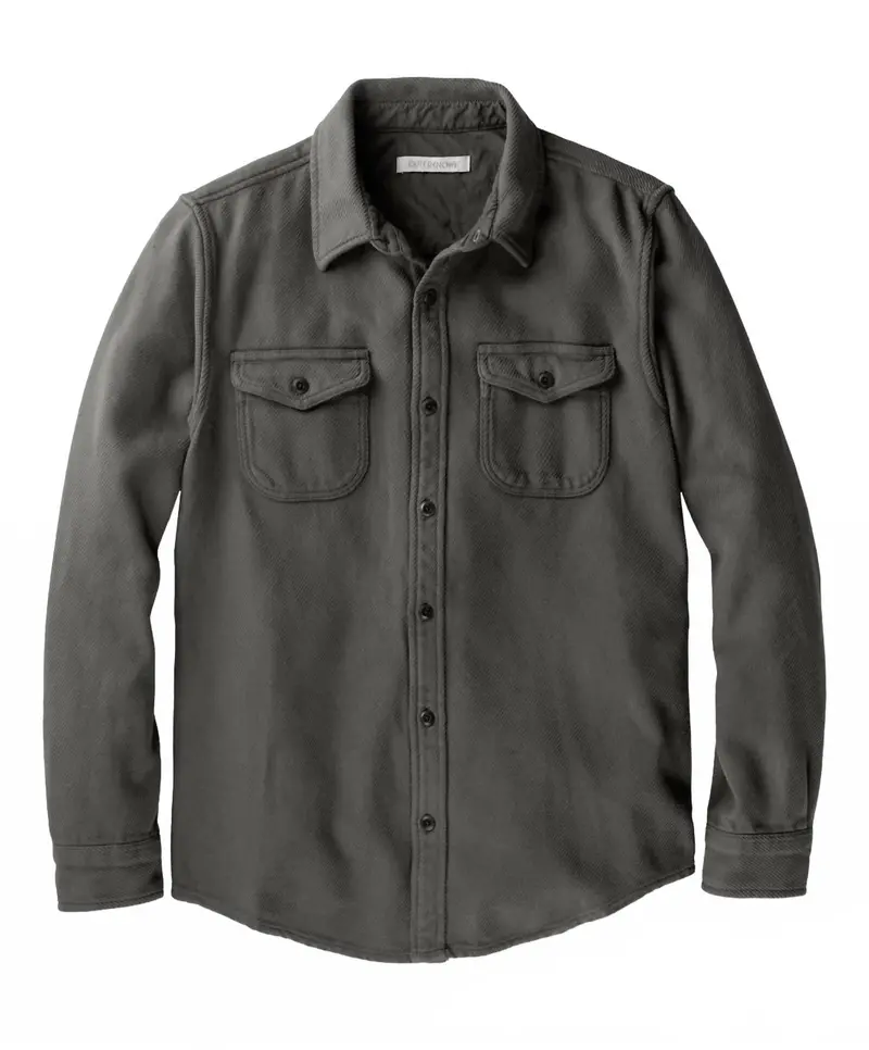 Men's Chroma Blanket Shirt In Faded Black 1