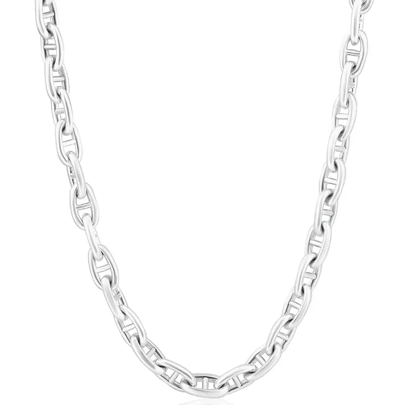 Men's Classic Mariner 14K Gold (83Gram) Or Platinum (156Gram) 8Mm Link Chain Necklace 23" 1