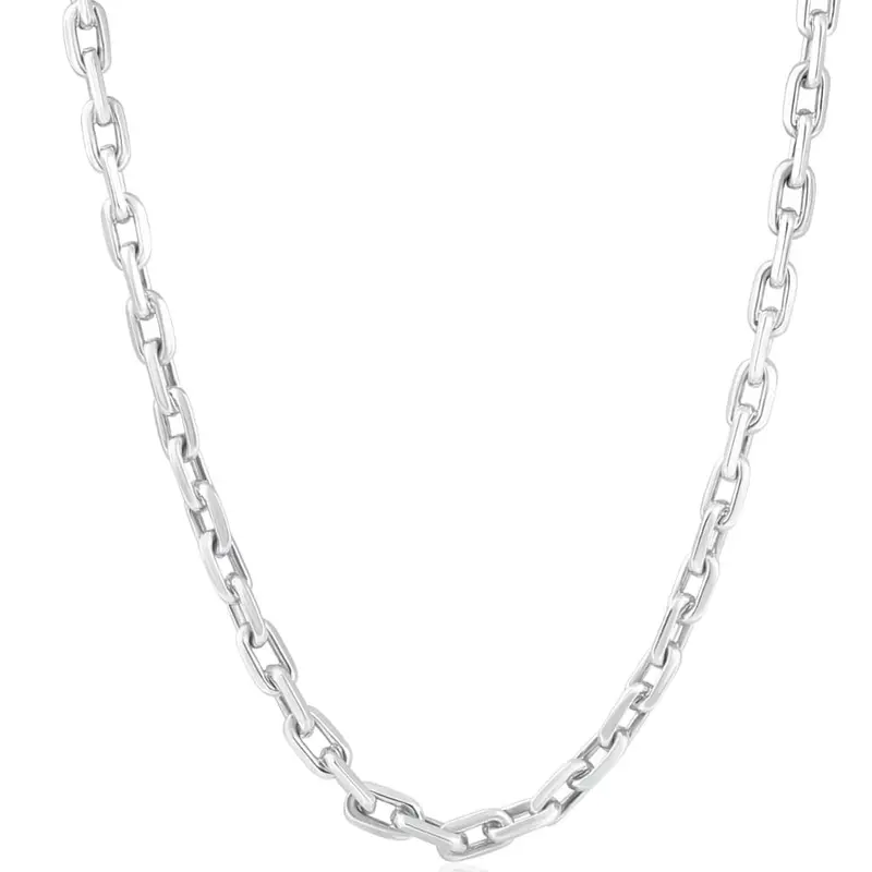 Men's Classic Round 14K Gold (43Gram) Or Platinum (80Gram) 5.5Mm Link Chain Necklace 20" 1