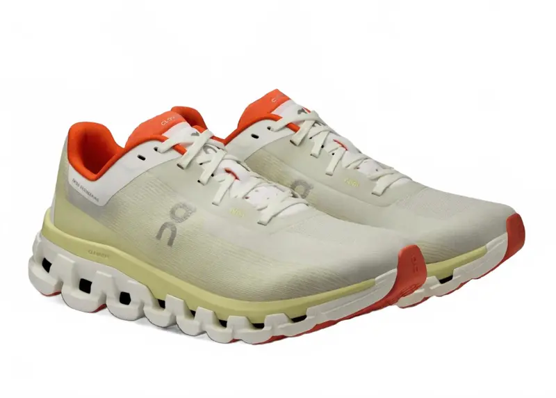 Men's Cloudflow 4 Shoes In White/Hay 1