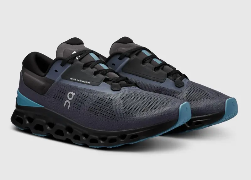Men's Cloudstratus 3 Shoes In Metal/Wisteria 1