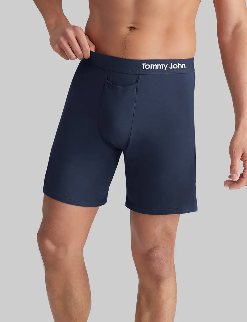Men's Cool Cotton Relaxed Fit Boxer 6" 1