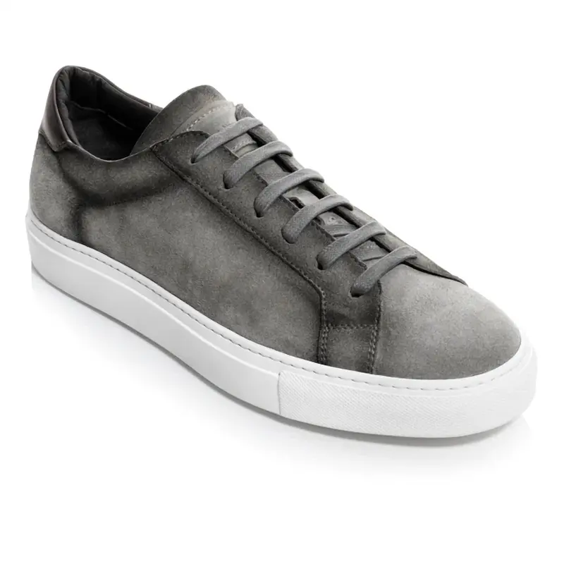 Men's Derrick Suede Sneaker In Grey 1