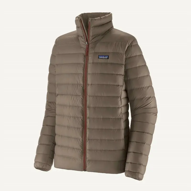 Men's Down Sweater In Marlow Brown 1