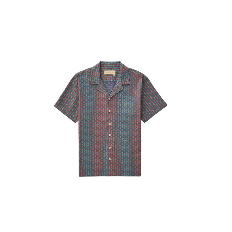 Men's Fez Shirt In Sardinia Blue 1