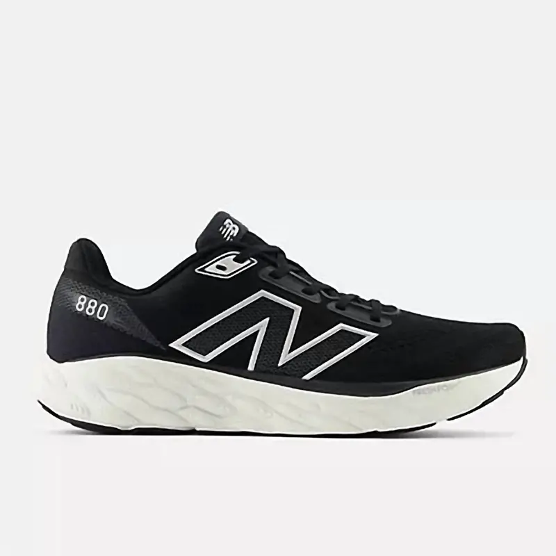 Men's Fresh Foam X 880V14 Running Shoes In Black White 1