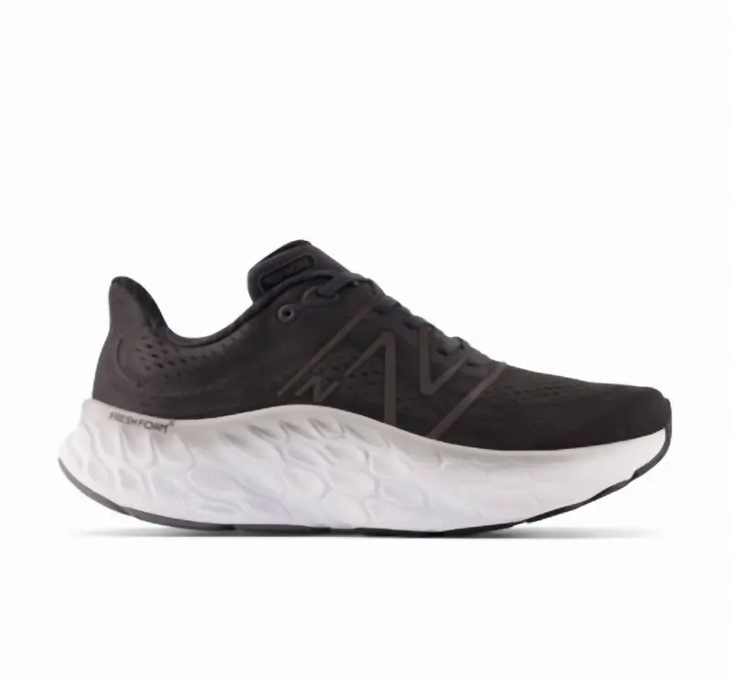 Men's Fresh Foam X More V4 Running Shoes In Black Phantom 1
