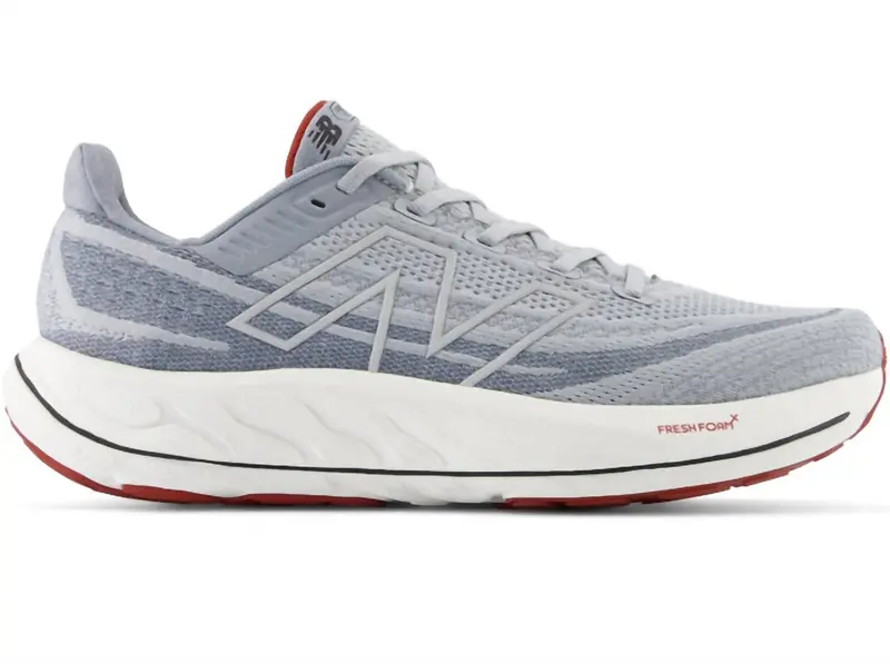 Men's Fresh Foam X Vongo V6 Running Shoes In Aluminum Grey Brick Red 1