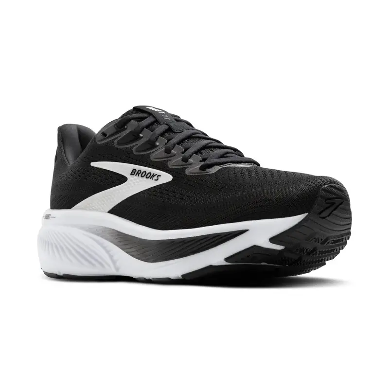 Men's Ghost 17 Running Shoes In Black/White 1
