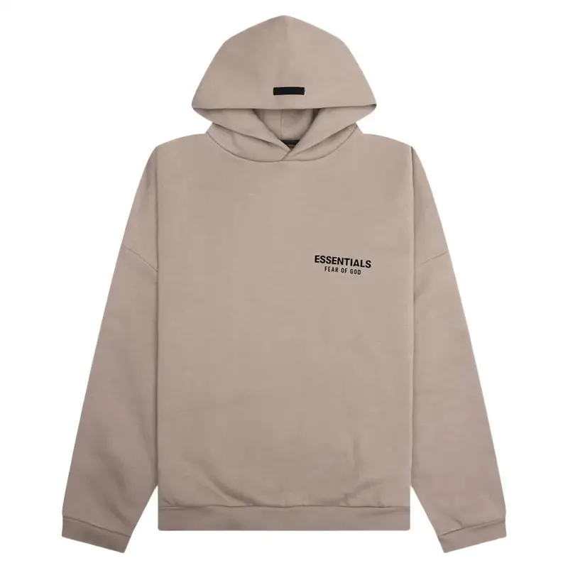 Men's Graphic Long Sleeves Hoodie In Desert Sand 1