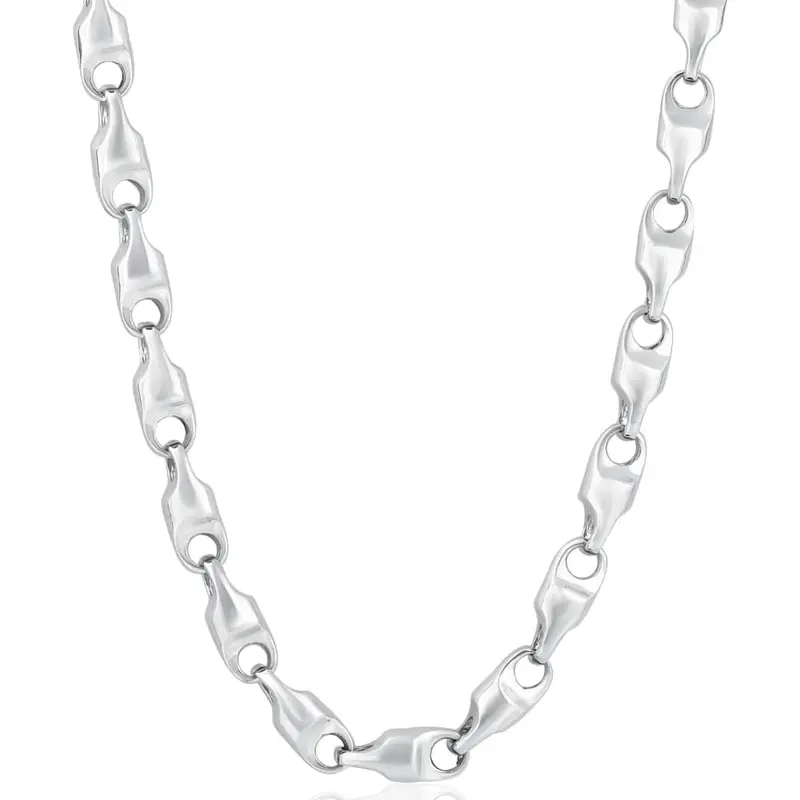 Men's Heavy Link 14K Gold (163Gram) Or Platinum (306Gram) 8Mm Link Chain Necklace 22" 1