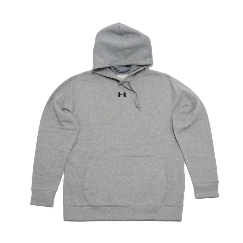 Men's Hustle Fleece Hoodie In True Gray Heather 1