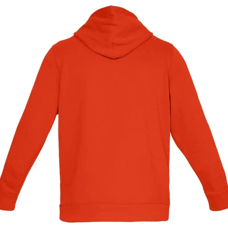 Men's Hustle Fleece Hoody In Dark Orange 4