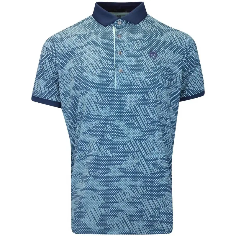 Men's Icon Camo Polo In Aegean 1