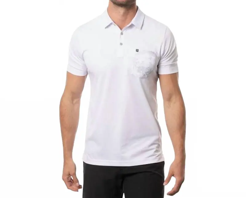 Men's Its A Rental Polo In White 1