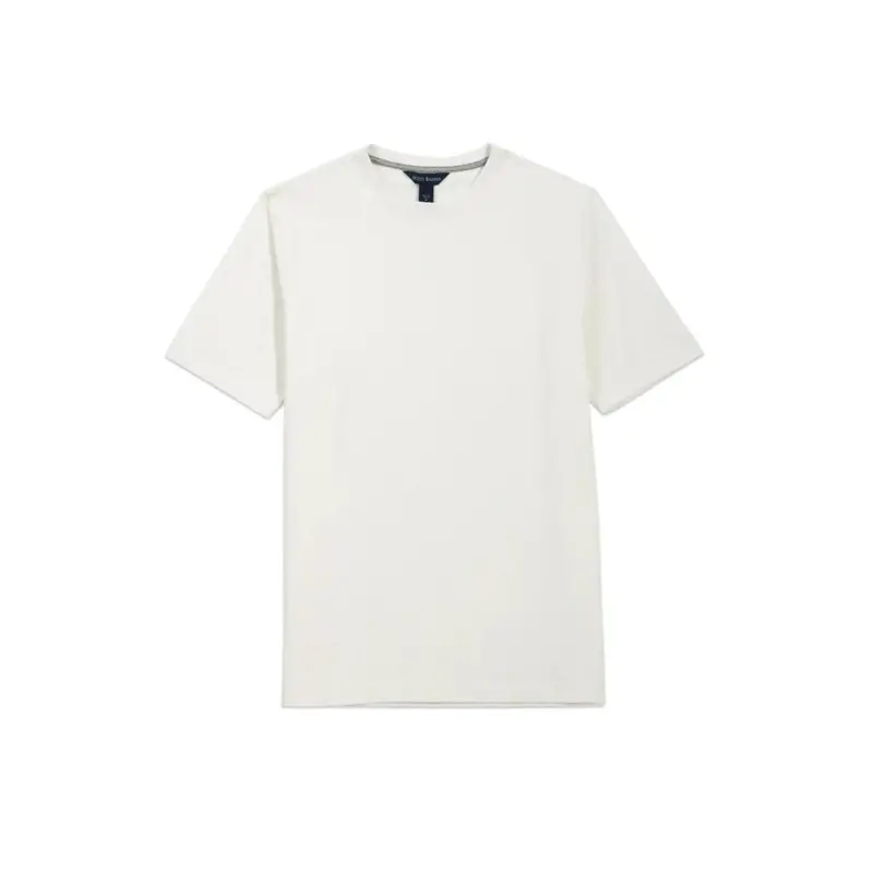 Men's Jersey Crewneck T-Shirt In White 1