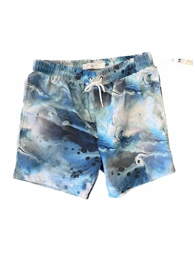 Men's Marble Swirl Short In Multi 1