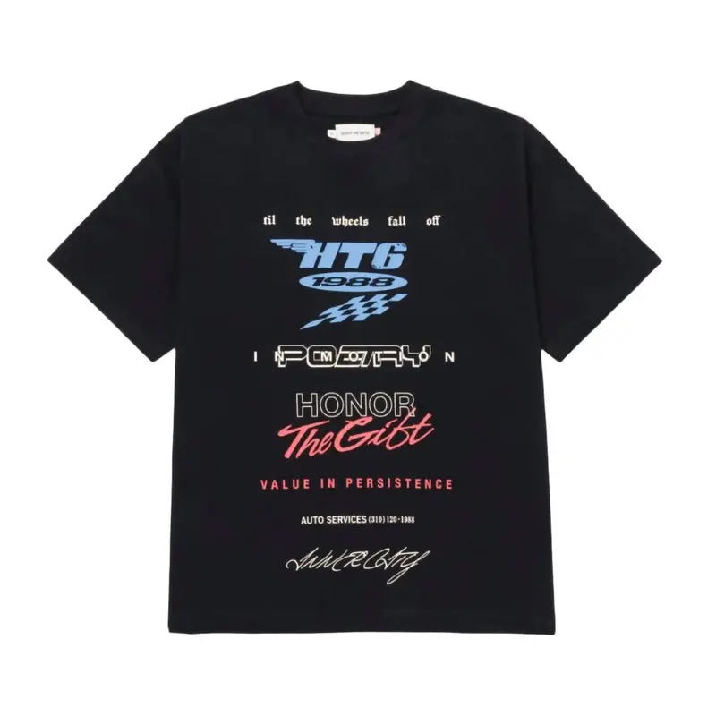 Men's Persistance Race Tee In Black 1