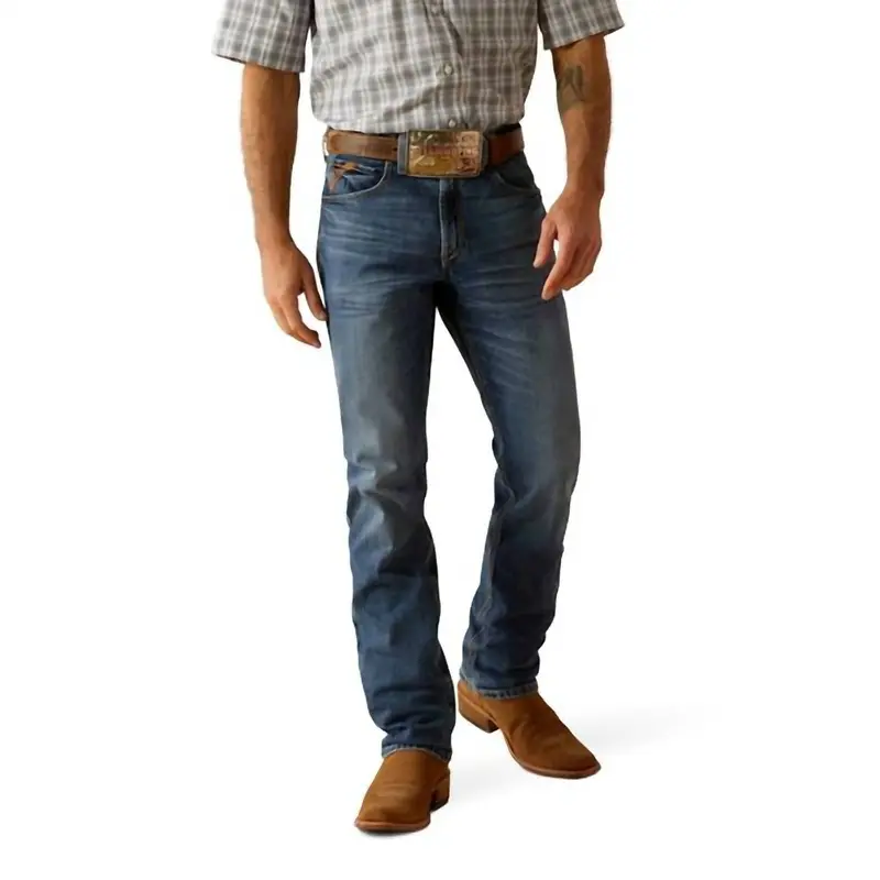 Men's Pete Livermore Straight Leg Jean In Vintage Blue 1