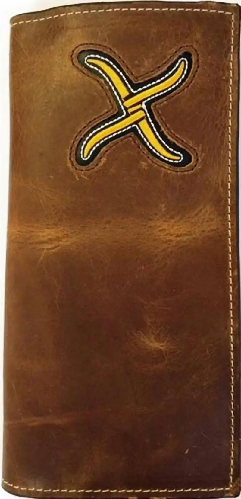 Men's Rodeo Wallet In Brown/Gold 1