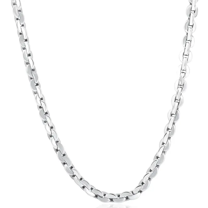Men's Round Cable 14K Gold (66Gram) Or Platinum (124Gram) 6Mm Link Chain Necklace 22" 1