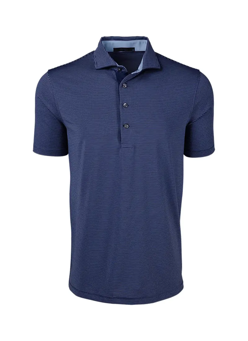 Men's Saranac Polo Shirt In Maltese Blue 1